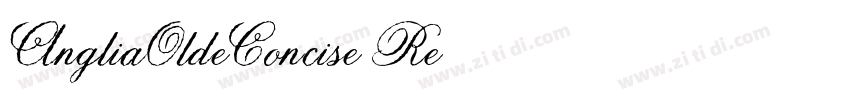 AngliaOldeConcise Re字体转换
